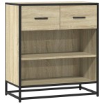 vidaXL Bufetă Stejar Sonoma 68x35x76 cm Lemn prelucrat