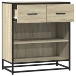 vidaXL Bufetă Stejar Sonoma 68x35x76 cm Lemn prelucrat