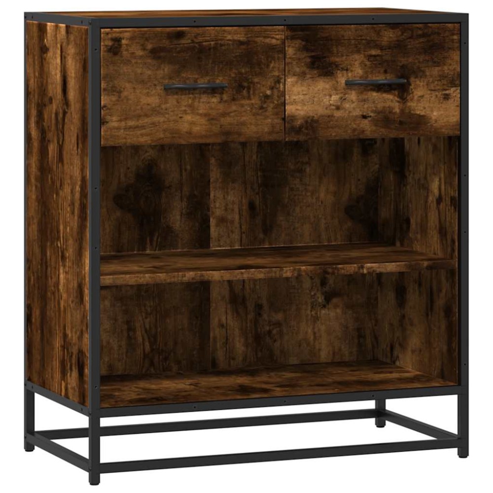 vidaXL Bufetă Stejar afumat 68x35x76 cm Lemn prelucrat