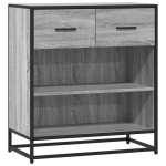 vidaXL Bufetă gri Sonoma 68x35x76 cm din lemn prelucrat