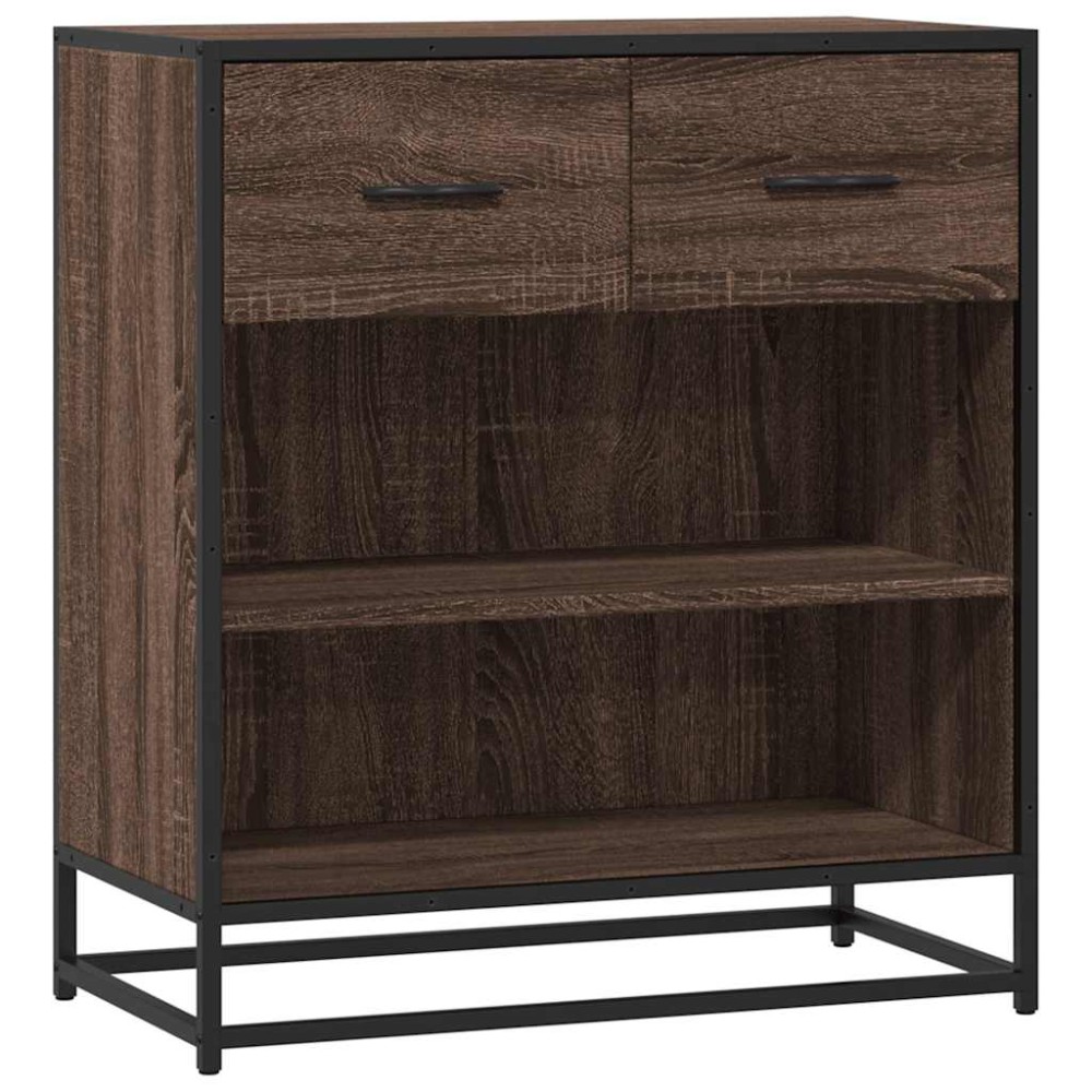 vidaXL Bufetă Stejar maro 68x35x76 cm Lemn prelucrat