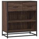 vidaXL Bufetă Stejar maro 68x35x76 cm Lemn prelucrat vidaXL Bufetă Stejar maro 68x35x76 cm Lemn prelucrat