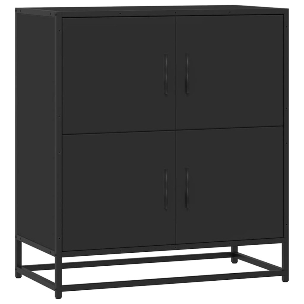vidaXL Bufetă neagră 68x35x76 cm lemn prelucrat