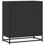 vidaXL Bufetă neagră 68x35x76 cm lemn prelucrat