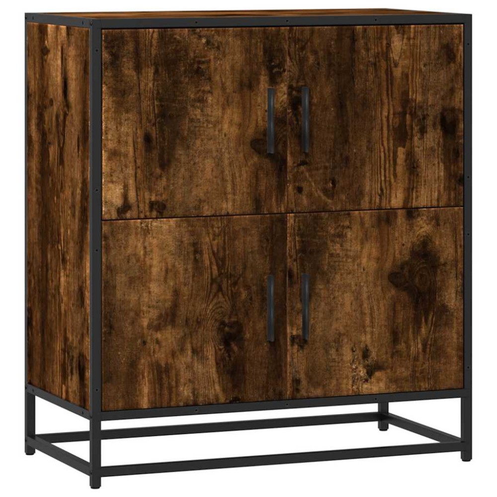 vidaXL Bufetă Stejar afumat 68x35x76 cm Lemn prelucrat
