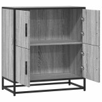 vidaXL Bufetă gri Sonoma 68x35x76 cm din lemn prelucrat