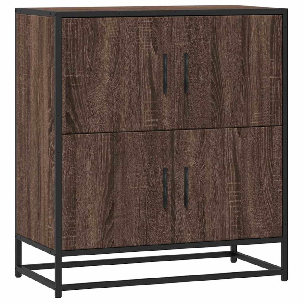 vidaXL Bufetă Stejar maro 68x35x76 cm Lemn prelucrat