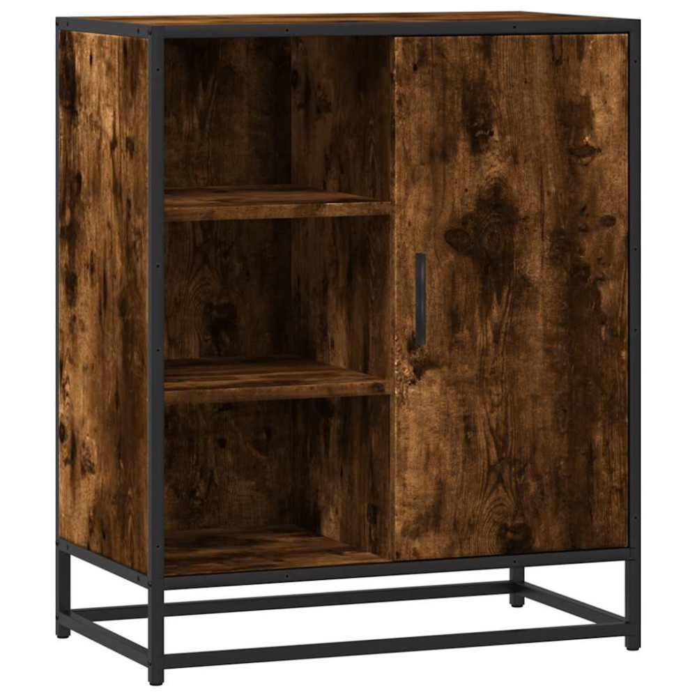 vidaXL Dulap, stejar fumuriu, 62x35x76 cm, lemn prelucrat