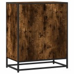 vidaXL Dulap, stejar fumuriu, 62x35x76 cm, lemn prelucrat