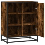 vidaXL Dulap, stejar fumuriu, 62x35x76 cm, lemn prelucrat
