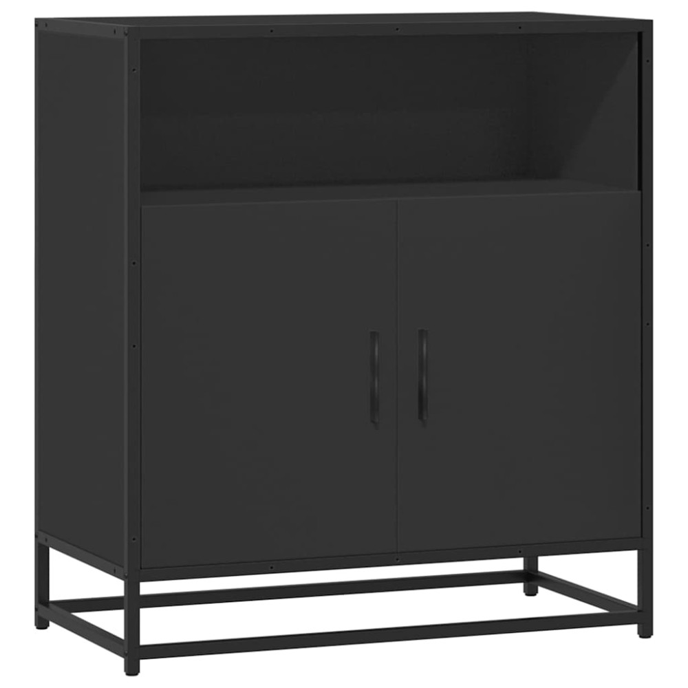 vidaXL Bufetă neagră 68x35x76 cm lemn prelucrat