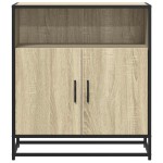 vidaXL Bufetă Stejar Sonoma 68x35x76 cm Lemn prelucrat