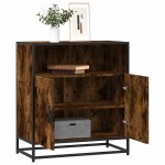 vidaXL Bufetă Stejar afumat 68x35x76 cm Lemn prelucrat