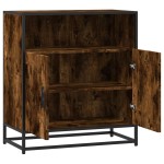vidaXL Bufetă Stejar afumat 68x35x76 cm Lemn prelucrat