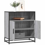 vidaXL Bufetă gri Sonoma 68x35x76 cm din lemn prelucrat vidaXL Bufetă gri Sonoma 68x35x76 cm din lemn prelucrat