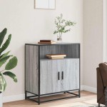 vidaXL Bufetă gri Sonoma 68x35x76 cm din lemn prelucrat vidaXL Bufetă gri Sonoma 68x35x76 cm din lemn prelucrat