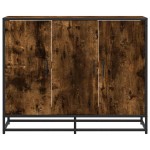 vidaXL Dulap, stejar fumuriu, 94x35x76 cm, lemn prelucrat