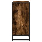 vidaXL Dulap, stejar fumuriu, 94x35x76 cm, lemn prelucrat