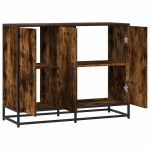 vidaXL Dulap, stejar fumuriu, 94x35x76 cm, lemn prelucrat