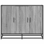 vidaXL Dulap, gri sonoma, 94x35x76 cm, lemn prelucrat vidaXL Dulap, gri sonoma, 94x35x76 cm, lemn prelucrat