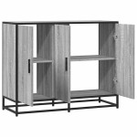 vidaXL Dulap, gri sonoma, 94x35x76 cm, lemn prelucrat vidaXL Dulap, gri sonoma, 94x35x76 cm, lemn prelucrat