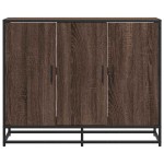 vidaXL Servantă, stejar maro, 94x35x76 cm, lemn compozit