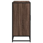 vidaXL Servantă, stejar maro, 94x35x76 cm, lemn compozit