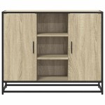 vidaXL Dulap, stejar sonoma, 92x35x76 cm, lemn prelucrat