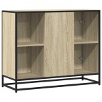 vidaXL Dulap, stejar sonoma, 92x35x76 cm, lemn prelucrat