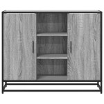 vidaXL Dulap, gri sonoma, 92x35x76 cm, lemn prelucrat