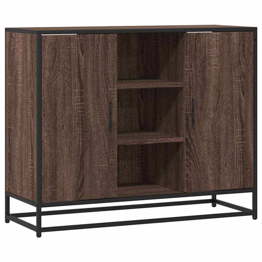 vidaXL Dulap, stejar maro, 92x35x76 cm, lemn prelucrat