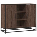 vidaXL Dulap, stejar maro, 92x35x76 cm, lemn prelucrat