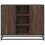vidaXL Dulap, stejar maro, 92x35x76 cm, lemn prelucrat