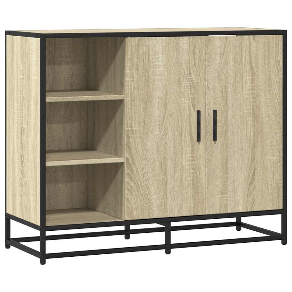 vidaXL Dulap, stejar sonoma, 92x35x76 cm, lemn prelucrat