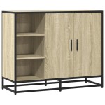 vidaXL Dulap, stejar sonoma, 92x35x76 cm, lemn prelucrat