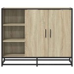 vidaXL Dulap, stejar sonoma, 92x35x76 cm, lemn prelucrat