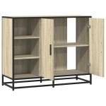 vidaXL Dulap, stejar sonoma, 92x35x76 cm, lemn prelucrat