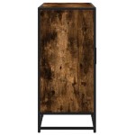 vidaXL Servantă, stejar fumuriu, 92x35x76 cm, lemn compozit