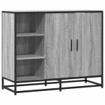 vidaXL Dulap, gri sonoma, 92x35x76 cm, lemn prelucrat