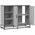 vidaXL Dulap, gri sonoma, 92x35x76 cm, lemn prelucrat