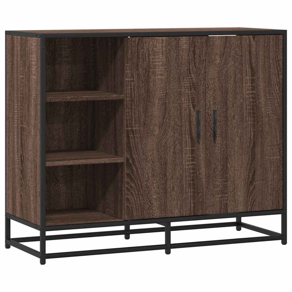 vidaXL Dulap, stejar maro, 92x35x76 cm, lemn prelucrat