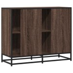 vidaXL Dulap, stejar maro, 92x35x76 cm, lemn prelucrat