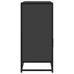 vidaXL Dulap, negru, 100x35x76 cm, lemn prelucrat
