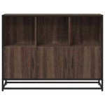 vidaXL Servantă, stejar maro, 100x35x76 cm, lemn compozit