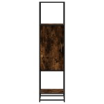 vidaXL Dulapuru stejar afumat 35,5x35x139 cm lemn și metal prelucrat vidaXL Dulapuru stejar afumat 35,5x35x139 cm lemn și metal prelucrat