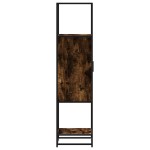 vidaXL Dulapuru stejar afumat 35,5x35x139 cm lemn și metal prelucrat vidaXL Dulapuru stejar afumat 35,5x35x139 cm lemn și metal prelucrat