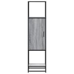vidaXL Dulap nalt gri Sonoma 35,5x35x139 cm lemn prelucrat