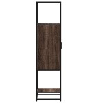 vidaXL Dulapuru stejar maro 35,5x35x139 cm lemn și metal prelucrat vidaXL Dulapuru stejar maro 35,5x35x139 cm lemn și metal prelucrat