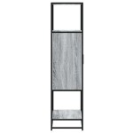 vidaXL Dulap nalt gri Sonoma 68x35x139 cm lemn prelucrat