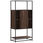 vidaXL Dulapuru Stejar maro 68x35x139 cm lemn și metal prelucrat vidaXL Dulapuru Stejar maro 68x35x139 cm lemn și metal prelucrat